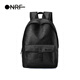 
ONRF backpack for men large capacity fashionable versatile schoolbag new style backpack for women travel casual computer bag leather black F1049