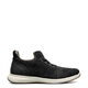 Florsheim Boys' Satellite Knit Slip-On Sneakers Little and Big Kid, Black//White Black//White 4 Big Kid