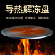 GIOIO kitchen heat conduction plate gas stove heat conduction plate household small gas stove heat conduction sheet pot bottom anti-burning black quick solution anti-black pot/not easy to deform and not rust basic model 20 cm 3 mm thick