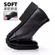 Chaussures pour hommes de Spider King Nouveau printemps Business Business Chaussures en cuir formelles pour hommes Chaussures de mariage intérieur décontractées pour hommes 6189 Style normal noir (taille de chaussure en cuir standard) 38