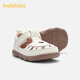 Balabala baby shoes non-slip girls princess shoes 2025 summer new shoes off-white 10301 17 170mm
