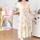 
Summer short-sleeved nightgown for pregnant women in summer, pregnant women pajamas, hospital room for delivery skirt, large size SY16813 XL Recommended weight 135 Jin [Jin equals 0.5 kg]