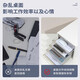 得力（deli）得力桌面文件柜办公室带锁加厚多层组合柜子资料柜抽屉式物架收纳 9794-四层带锁黑色