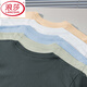 Langsha Basic Pure Cotton T-Shirt Herren kurzärmelige Sommerrunde Hals Weißer Top American Lose modische halbärmelige Basishemd 25c967 Schwarz (geeignet für 80-100 Jin [Jin ist gleich 0,5 kg])