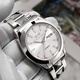 Aiwochi schweizerische Marke IW Watch Herren Vollautomatische mechanische Uhr importierte Bewegung Luminous Water of Herren Uhrengeschenk für Freund [importierte Bewegung] 829 Wolfram Steel Silber Weiß