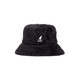 KANGOL Unisex Black Rabbit Fur Fisherman Hat K3477BK001 L
