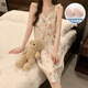 京濮飞HelloKitty云朵棉睡衣女吊带睡裙可爱胸垫家居服 9923#睡裙-带胸垫 XL 170