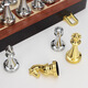 
Export folding metal chess smart chess box chess pieces magnetic chess metal gold 6630/39*39cm*3.5 (Wang Gao 7.6cm)