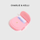 CHARLIE & KELLI官网 轻奢CK钱包女士小巧收纳包零钱包卡包生日礼物送女友老婆 米色