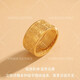 Peixuan gold blessing ring 999 pure gold covered with silver live mouth Baifu ring for men, domineering and rich ring for women, Baifu men's ring about 10 grams, gold coated with silver