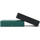 
Allied ring storage box Luxury simple black and green PU leather magnet necklace box Jewelry pendant storage box ED11303 ring box black