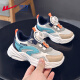 
Warrior (Warrior) children's shoes boys' sneakers summer mesh breathable campus white shoes WZ (CL)-1049 meters/blue/grey 30