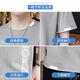 Specht [zweiteilig] Kurzärärmelte T-Shirt für Männer Sommer dünne Baumwoll-Trends, vielseitige halbe Ärmeln, Herren-T-Shirt Top 651 Weiß + 653 Schwarz 2xl