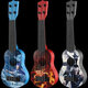 
Qian Qi Meng [Shop] Nezha Ukulele can play guitar Nezha children's toys guitar devil boy [Nezha] Large size can play ukulele