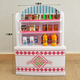 Wen Yijia personalizado 6 minutos 30 cm Doll Supermarket Girl Childs Play House House Doll Toy Mall Shoping Mall Muebles 9928 Supermercado + Muñeca conjunta