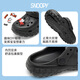 SNOOPY Snoopy children's shoes children's hole shoes boys two wear soft bottom garden shoes girls outdoor slippers 4941 black 32