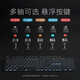 罗技（G）K845有线机械键盘青红茶轴办公打字透明键帽电竞游戏专用 k845发财麻将键帽(键帽独立包装) 标配 x 否 x 104键 x TTC-青轴