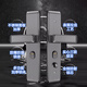 
Yili Atom [Door Installation] Anti-theft Door Lock Set Super C-Class Lock Core Household Universal Stainless Steel Entry Door Lock [Hot Sales] Gun Gray-Square Tongue Complete Set Guide to Installation