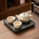 Kung Fu tea set small tea tray set for home hotel room dormitory small dry bubble tray ceramic teapot tea cup Yuanshan Xishi pot tea set