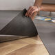 XMSJPVC Auto-adhésif Sticker en cuir de plancher Ins Internet Célébrité Rétro Talles de plancher japonais en marbre simple pour louer 6623 Fumée épaissie et échaudé 1 pièce 600x600 mm1.2 mm
