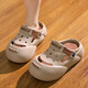 G.DUCK little yellow duck summer new children's hole shoes for boys non-slip thick-soled children wearing Baotou beach baby sandwich Khaki 34