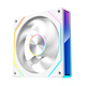 Wanjia Prism 8Pro ARGB fan white positive leaf chassis cooling 12CM fan divine light synchronization 5V 3-pin ARGB PWM temperature control speed regulation