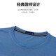 Kangaroo 7A men's summer striped casual short-sleeved T-shirt middle-aged and elderly dad summer round-neck T-shirt 691 Navy One size m80-110Jin Jin equals 0.5 kg
