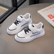 Rongxitu Girls 'White Shoes 2025 Soft Sole College Style Boys' Sneakers 882 Black 26 -31 Shot 6 paires