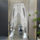 Feidi Sen Meng's pants for men's summer thin striped casual harem pants for boys loose and trendy versatile ties for men 683 off-white (summer thin style) 30 (recommended 105-120Jin [Jin equals 0.5 kg])