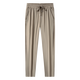 Herren Sommereiseide-Stretchhosen dünne, schnell trocknende, atmungsaktive Geschäfte Casual Hosen vielseitig schwarz (761 gerade) xl