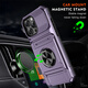 Cool hidden card case suitable for iPhone16ProMax mobile phone case with ring bracket Apple 15 built-in card bag integrated 14plus 13 car magnetic suction 11 change Rose gold hidden card bag + ring bracket + car magnetic suction 2 cards iPhone 16 pro