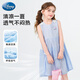 Disney girls skirt summer 2025 new girl princess skirt girls floral dress dress PBZPL3034 blue 130