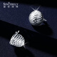Shengshi Qiyuan platinum earrings pt950 genuine platinum ear hook earrings ear buckle platinum earrings pine cone earrings for women 5.6g (pair)