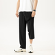 
Miniso (MINISO) cool ice silk pants for men's summer new comfortable and breathable high-slimming straight-leg casual pants Black M