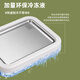 OQD German fried yogurt machine children's small household ice frying machine homemade fruits without plug-in mini ice cream frozen ice cream machine DIY fried ice board internet celebrity ice making artifact peach powder
