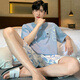 Catman (Miiow) 2025 Nuevo pijamas para hombres pantalones cortos delgados de verano pantalones cortos de verano de verano