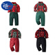 Рождественское шоу Disney Clothing Детская одежда для мальчиков костюм для дня рождения клетчатая рубашка в канун рождественской комбинезон платье 983 130см