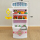 Wen Yijia personalizado 6 minutos 30 cm Doll Supermarket Girl Childs Play House House Doll Toy Mall Shoping Mall Muebles 9928 Supermercado + Muñeca conjunta