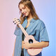 Nalu Flagship Store Carbonfaser Ukulele N1XP -Gradientenpulver für Anfänger für Männer und Frauen Kinder kleine Gitarre 23 Zoll N1PK Miau Pulver 23 Zoll