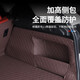 适用于23-24款宝马X1/iX1后备箱全包围保护iX1尾箱垫内饰用品 珊瑚红-全包6件套(图二) 宝马X12023-2024款