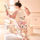 Lexi Beiyi Pajamas para mujeres Spring y Autumn Cotton Cartoon Linte Ropa de ropa para el hogar Wear afuera 673b 170 m 150-158cm 80-95Jin [Jin equivale a 0.5 kg]