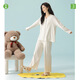 All-Cotton Class A Spring New Pajama's Women's Pure Cotton Cotton Cotton Cotton Corean Home Suit Set Set 3E3291-Women Стиль M (предлагается 90-105JIN [JIN равен 0,5 кг]