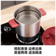 Lingfeng pressure cooker household pressure cooker explosion-proof stainless steel pressure cooker one-hand opening and closing gas stove induction cooker universal