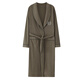 MPPMCK waffle bathrobe men's spring and autumn pure cotton medium-length men's nightgown 2025 new style water absorption integrated LJ16822 M size [weight 100-120Jin [Jin equals 0.5 kg]]