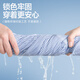 Miniso short-sleeved shirt men's summer Oxford striped shirt men's clothes casual lapel half-sleeved Z blue and white M
