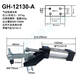 Ni Zhier Capacidad rápida personalizada Pneumatic 12130a/101a/20820/12265 Cilindro Tipo de abrazadera GH-101-A clampa neumática