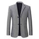 NJSkakw Suit Men de l'âge moyen et des jeunes combinaisons de jeunes hommes pour le printemps et l'automne Veste décontractée Slim Fit Plaid Single Mino 866 Houndstooth-Black and White Plaid 3XL 190 / 104A Recommandé 170-185jin [Jin est égal à 0,5 kg]