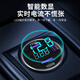 
Newsmy car charger 100w super fast charge one tow three cigarette lighter conversion plug usb interface car charge Type-c high power F8 light luxury version metal gray