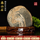 XMSJ Fidelity Taishan Stone wagt es, der ungeschnittene Originalstein zu sein, der den Mountain Stone Corning Office Ornamente nicht geschnitten hat Taishan Stone M694