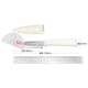 Shibazi writer's fruit knife paring knife stainless steel outdoor portable knife peeler cream fruit knife with sheath